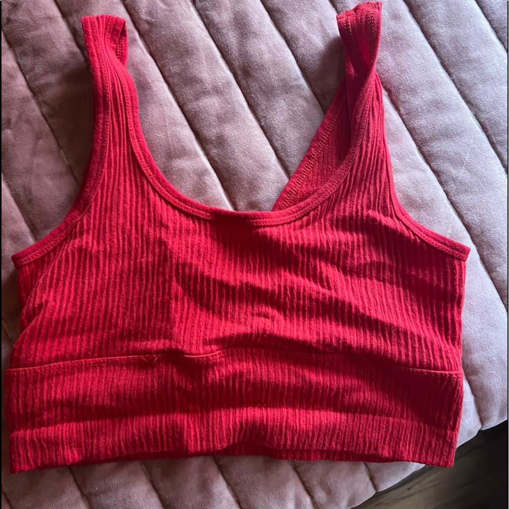 Red Bralette/Top - Picture 2 of 4